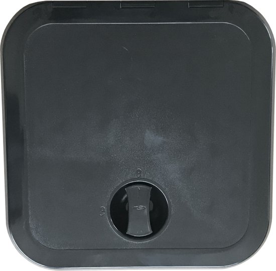 Kunststof inspectieluik-toegangsluik zwart 37x37cm