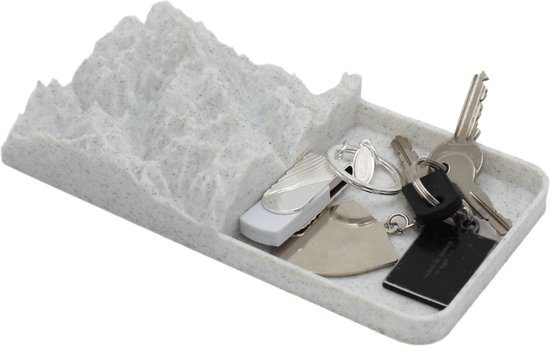 Fiastra Monte Bianco - sleutelbakje - sleutelhouder - sleutelmand -  luxe sleutelbakje - Mont Blanc - gerecycled plastic - gemaakt in Nederland