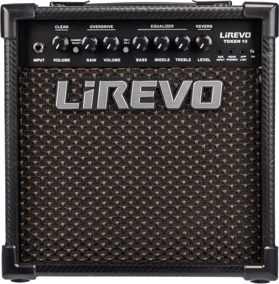 LIREVO Token-10 gitaar versterker met bluetooth 10 watt gitaar luidspreker  | bol