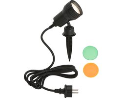 BRILONER - Grondspot - prikspot - buitenlampen incl. GU10 - 3.000 K - 3W - IP44