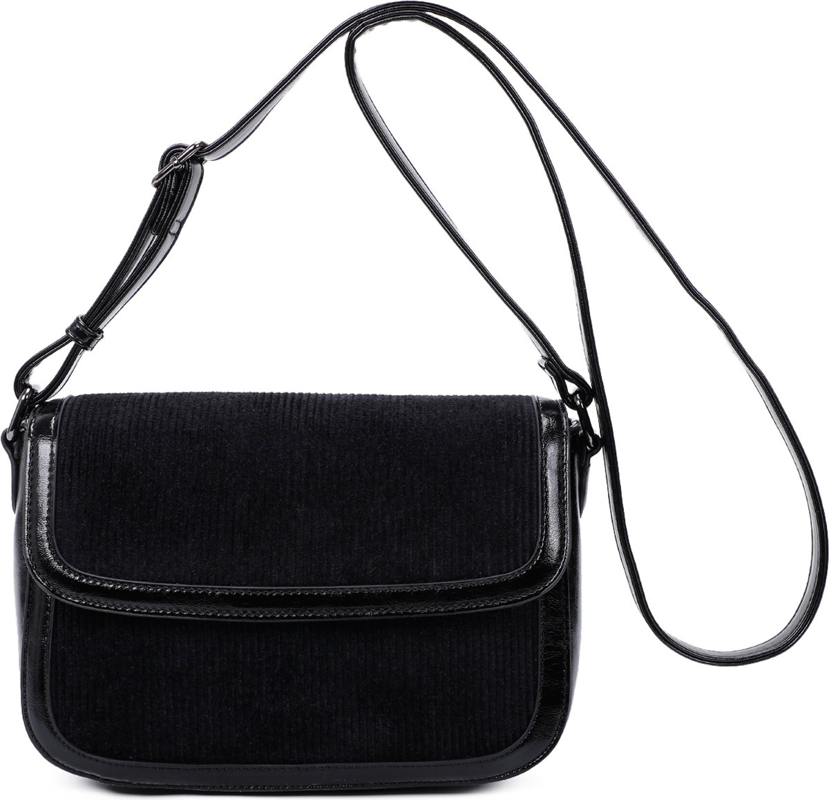 Handtas - crossbodytas Ines Delaure zwart