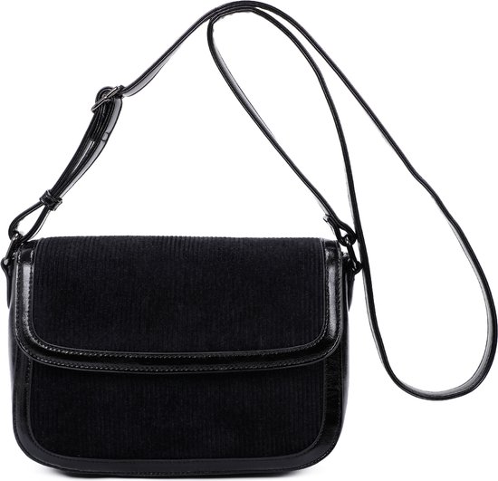 Handtas - crossbodytas Ines Delaure zwart
