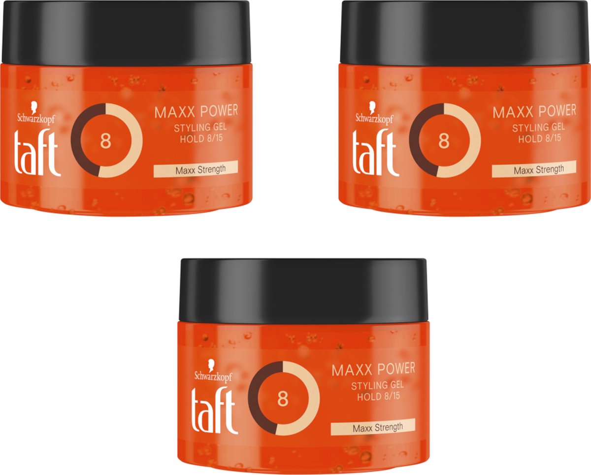 Taft Maxx Power Gel Nr08 - 3 x 250 ml - Voordeelverpakking