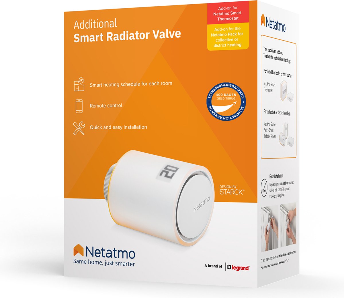 Netatmo Slimme Radiatorknop – Slimme Thermostaatknop – 3 Stuks Uitbreiding - geschikt voor Google Home, Alexa & Apple HomeKit – foto 6