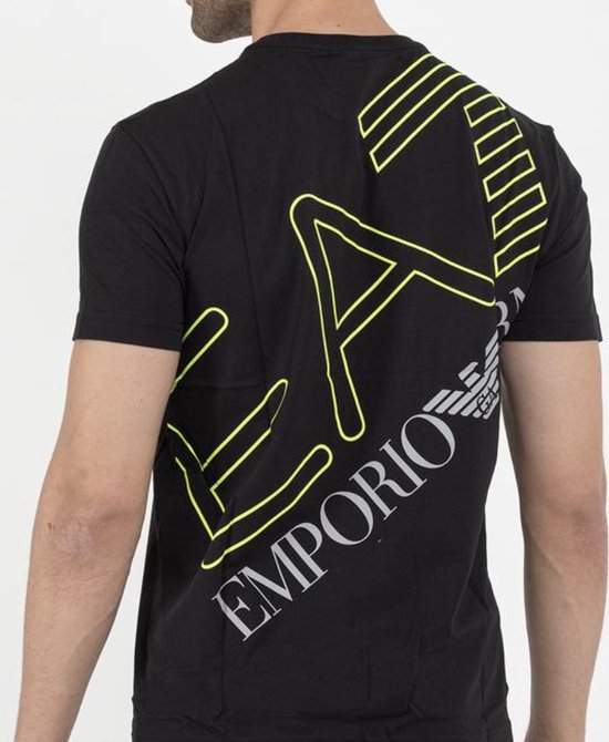 T-Shirt Armani - EA7- Homme - Noir/Jaune/Gris | bol