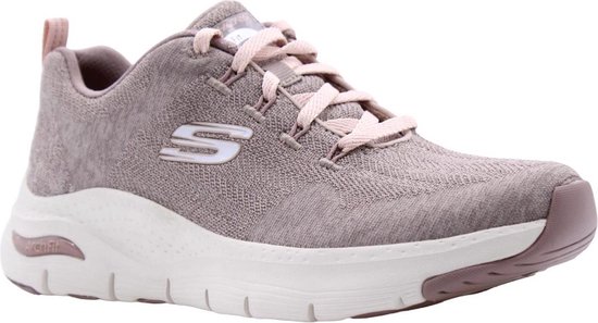 Skechers Arch Fit - Comfy Wave Dames Sneakers - Pink - Maat 42