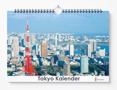 Tokyo kalender XL 42 x 29.7 cm | Verjaardagskalender Tokyo | Verjaardagskalender Volwassenen
