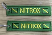 GoedeDoelen.Shop | Lanyard Sleutelhanger Nitrox | Tashanger | Scuba Sleutelhanger | Scuba Tashanger | Nitrox Diver | Nitrox Duiker | Duiksport | Nitrox | Sleutelhanger | Afmeting 12,5 X 3 CM | Sleutelring