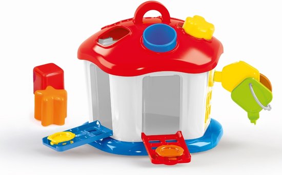 Vormenstoof - Huis klein - Blokkendoos baby - Speelgoed 1 jaar