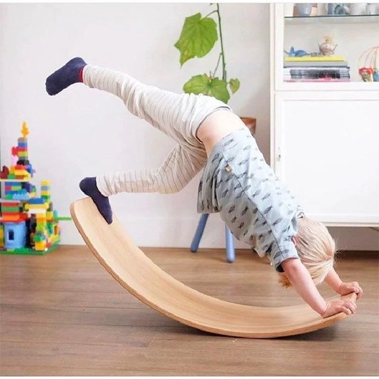 Balansbord Origineel Grijs - Balance Board duurzaam wobbel speelgoed voor  Kinderen -... | bol.com