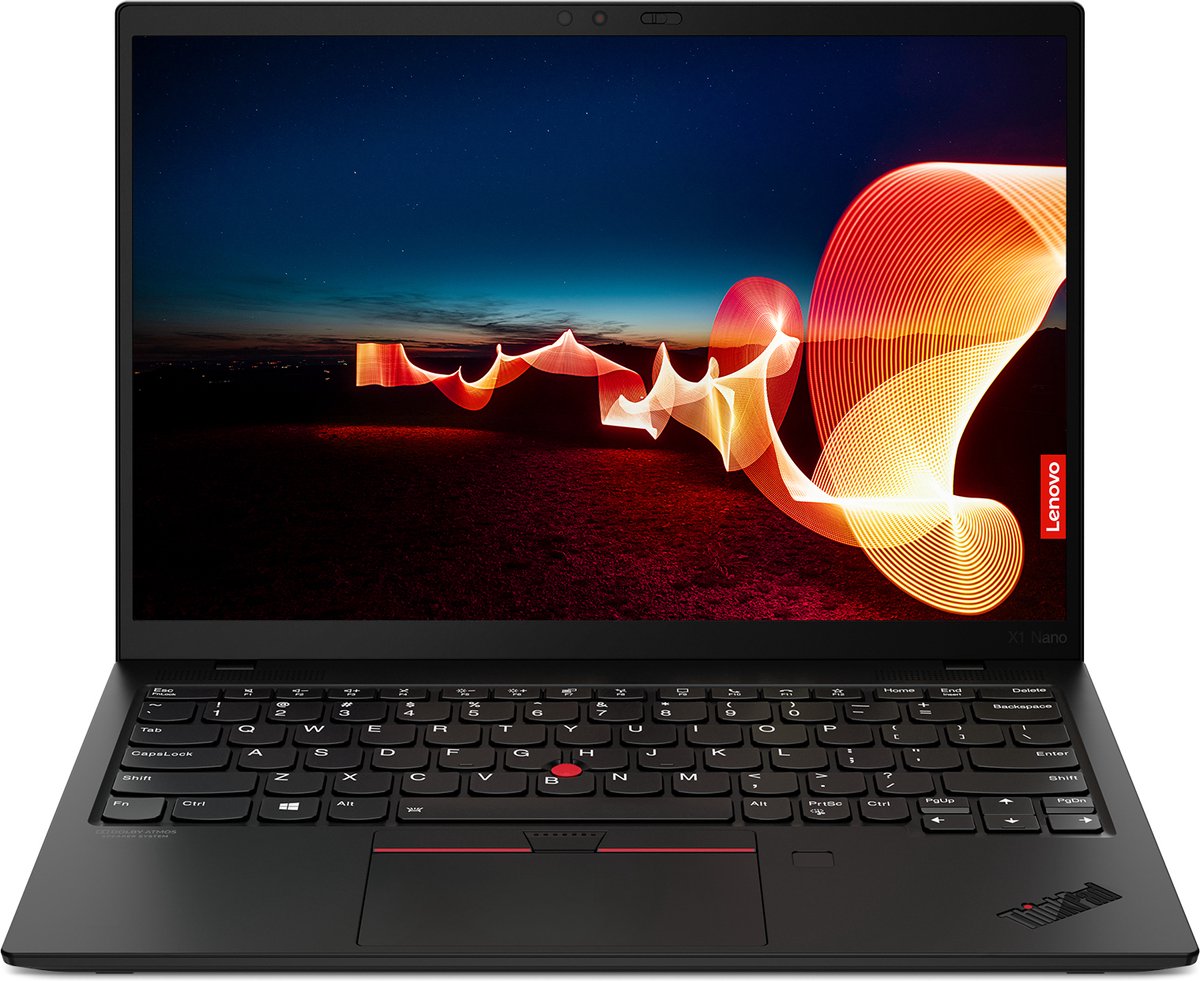 Lenovo ThinkPad X1 Nano Gen 1 Intel® Core™ i5 i5-1130G7 Laptop 33 cm (13") 2K Ultra HD 16 GB LPDDR4x-SDRAM 512 GB SSD Wi-Fi 6 (802.11ax) Windows 10 Pro Brits Engels Zwart