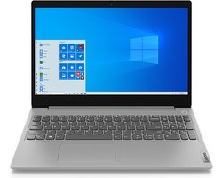Lenovo IdeaPad 3 15IIL05 Intel® Core™ i5 i5-1035G1 Laptop 39,6 cm (15.6") Full HD 8 GB DDR4-SDRAM 512 GB SSD Wi-Fi 5 (802.11ac) Windows 10 Home Grijs