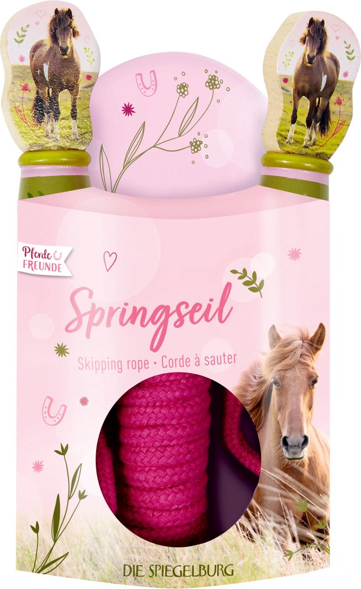 HB Showtime - Paarden Springtouw - Horses Skipping Rope - Roze