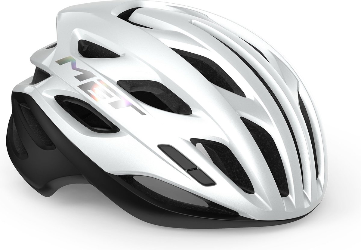MET Estro MIPS Fietshelm Mannen & Vrouwen – Race Fietshelm Volwassenen - Maat S (52-56cm) - White Holographic Matt Glossy