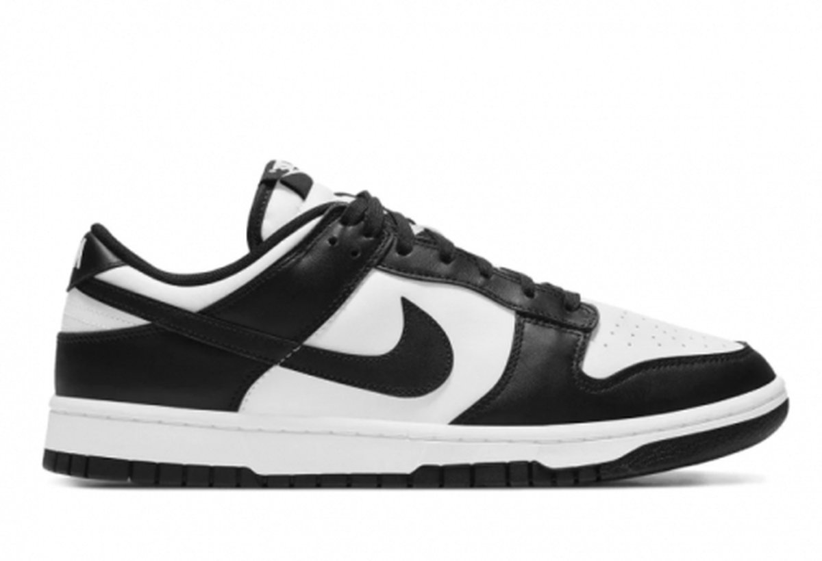 Nike Dunk Low Retro White Black (2021) Panda DD1391-100 ZWART