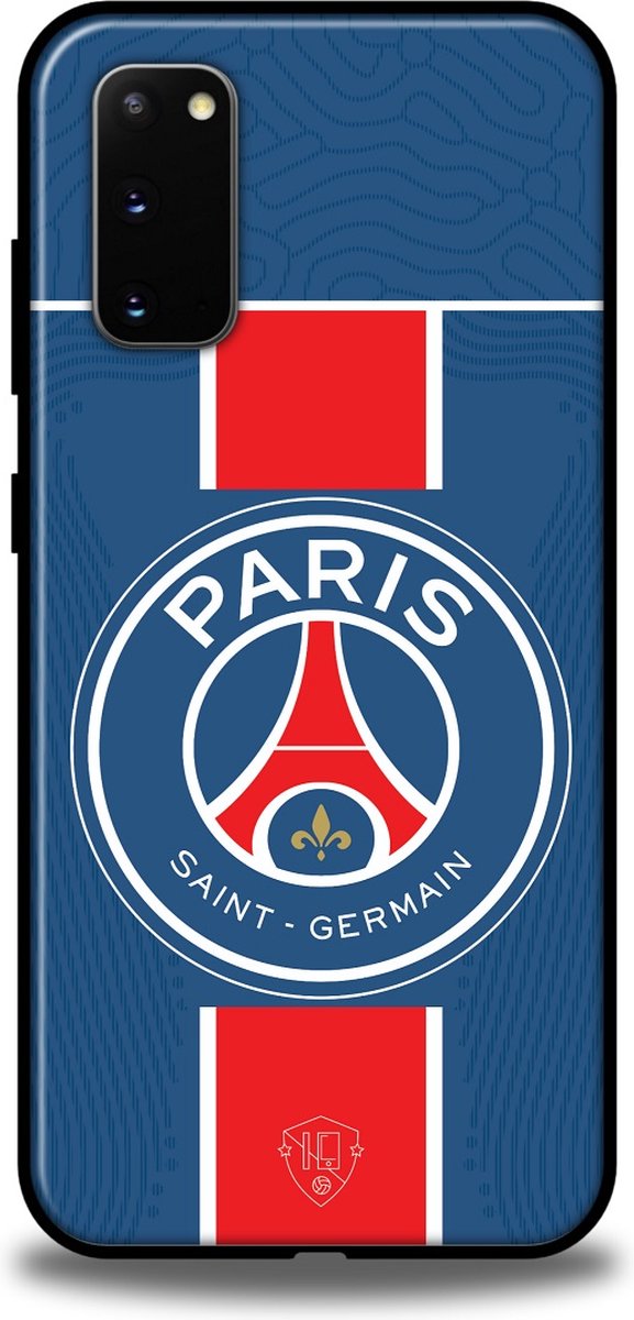 PSG hoesje - Samsung Galaxy S20 - backcover - softcase - blauw - rood