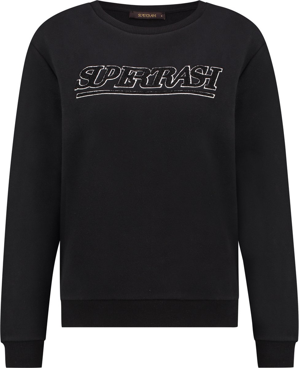 Supertrash - Trui - Sweater Dames - Zwart - XS