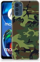 GSM Hoesje Motorola Moto E32 Smartphonehoesje Camouflage