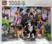 King - Puzzle - Fashion Dogs - Mode dogs - Collection d'animaux - Puzzle pour adultes - puzzle pour garçons - puzzle pour filles 1000 pièces (env. 68 x 49 cm)