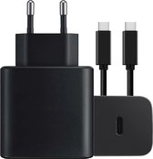 USB C Fast Charger + USB C naar USBC Oplaadkabel - 1 Meter Oplader Kabel - PPS Snellader
