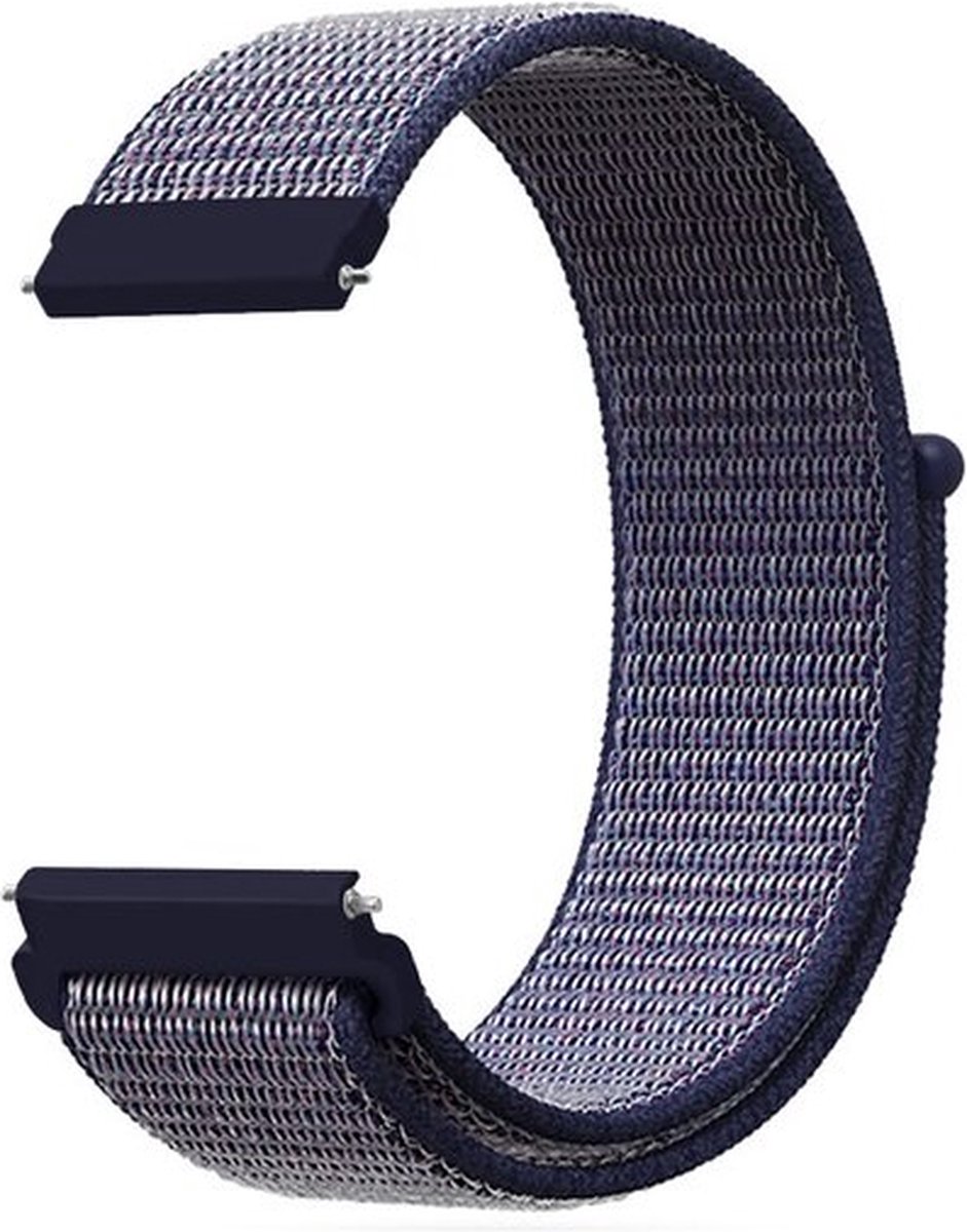 By Qubix - 20mm - Garmin Vivoactive 5 - Vivoactive 3 - Bracelet tressé -  Violet 
