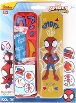 Spiderman Okidoki Klei met bewaarblik 3D + accessoires