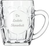 Gegraveerde Bierpul 55cl De Leukste Skoanheit