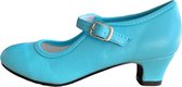 Elsa schoenen ijs blauw - Spaanse Prinsessen schoenen - maat 25 (binnenmaat 16,5 cm) bij prinsessenjurk feestkleding