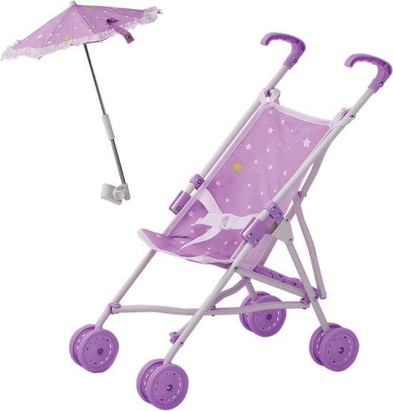 Paarse Teamson Home poppenwagens Paarse Teamson Home poppenwagens