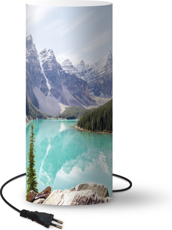 Lampe Canada (2) lampe eau calme du lac Moraine hauteur 70 cm Ø30