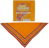 WK2022 Oranje voetbal halsdoek bandana zakdoek 60x60cm