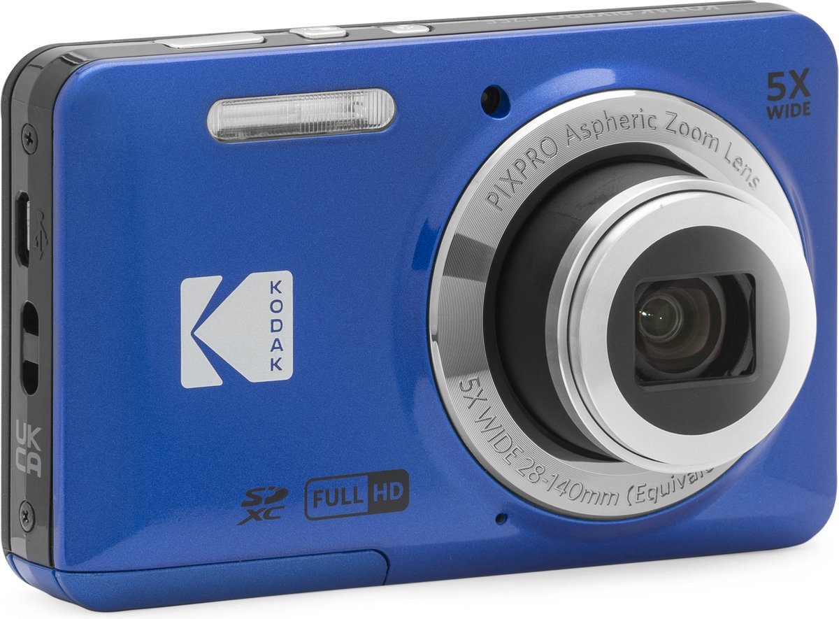 Kodak PIXPRO FZ55 blauw met 5x zoom en 1080p thumbnail 4