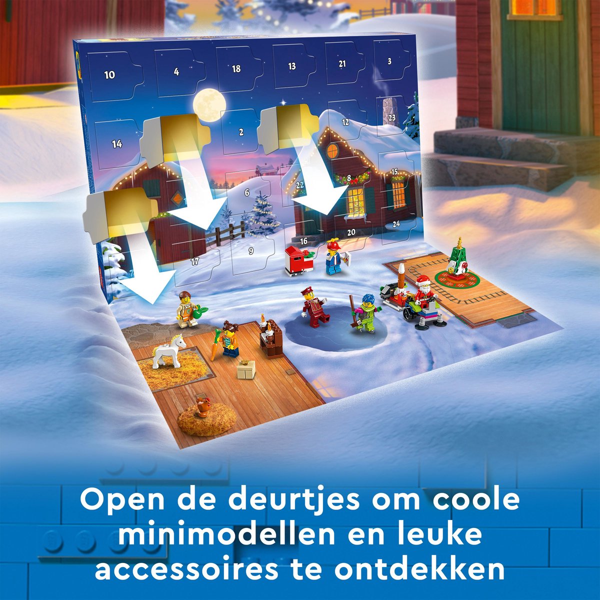 LEGO City 60235 - Le calendrier de l'Avent pas cher 