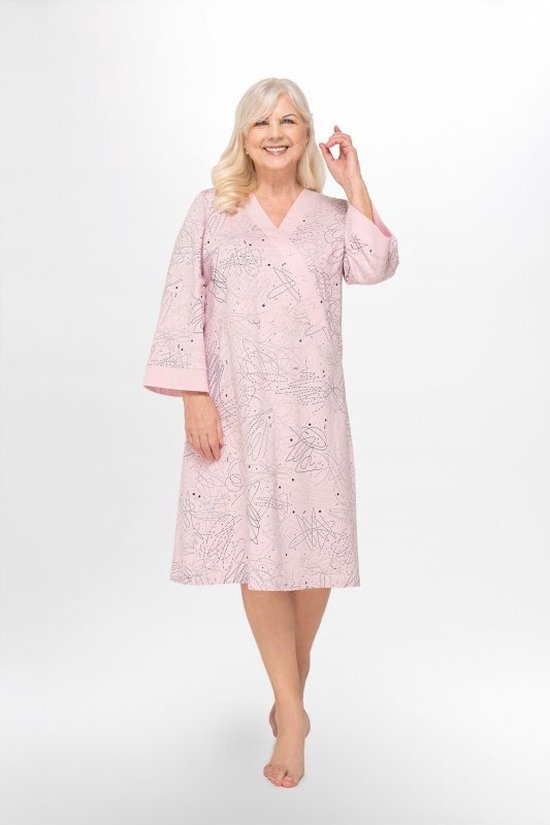 Martel Blanka katoenen nachthemd- licht roze- korting- sale L