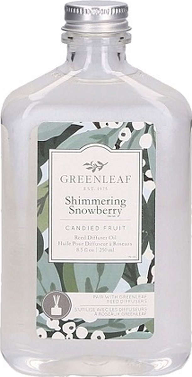Greenleaf Diffuser Refil Oil Shimmering Snowberry