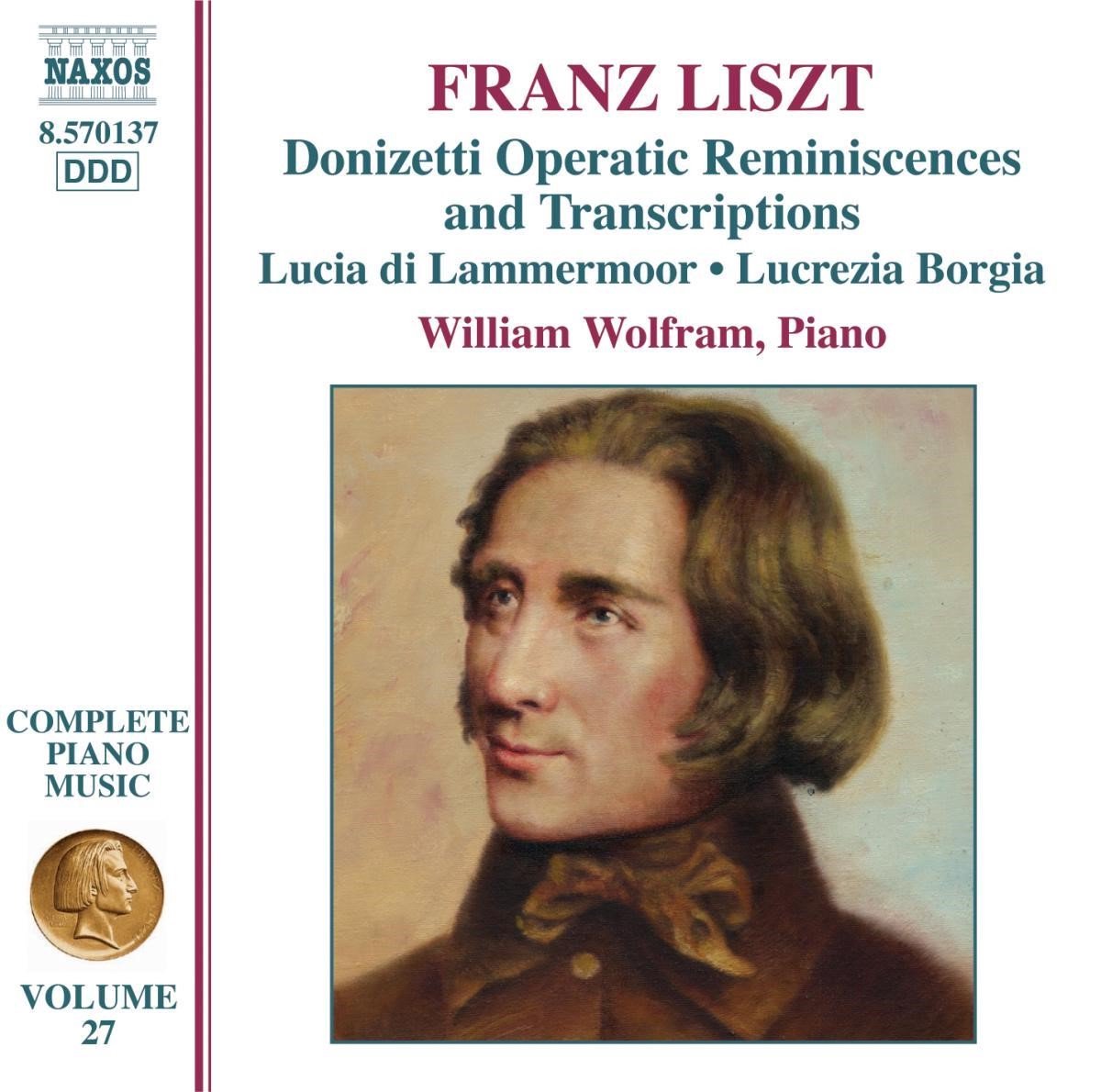 William Wolfram - Liszt: Complete Piano Music Volume 27 (CD)