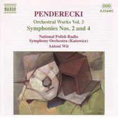 Penderecki: Orchestral Works Vol 3 - Symphonies nos 2 & 4 / Wit, Polish NRSO