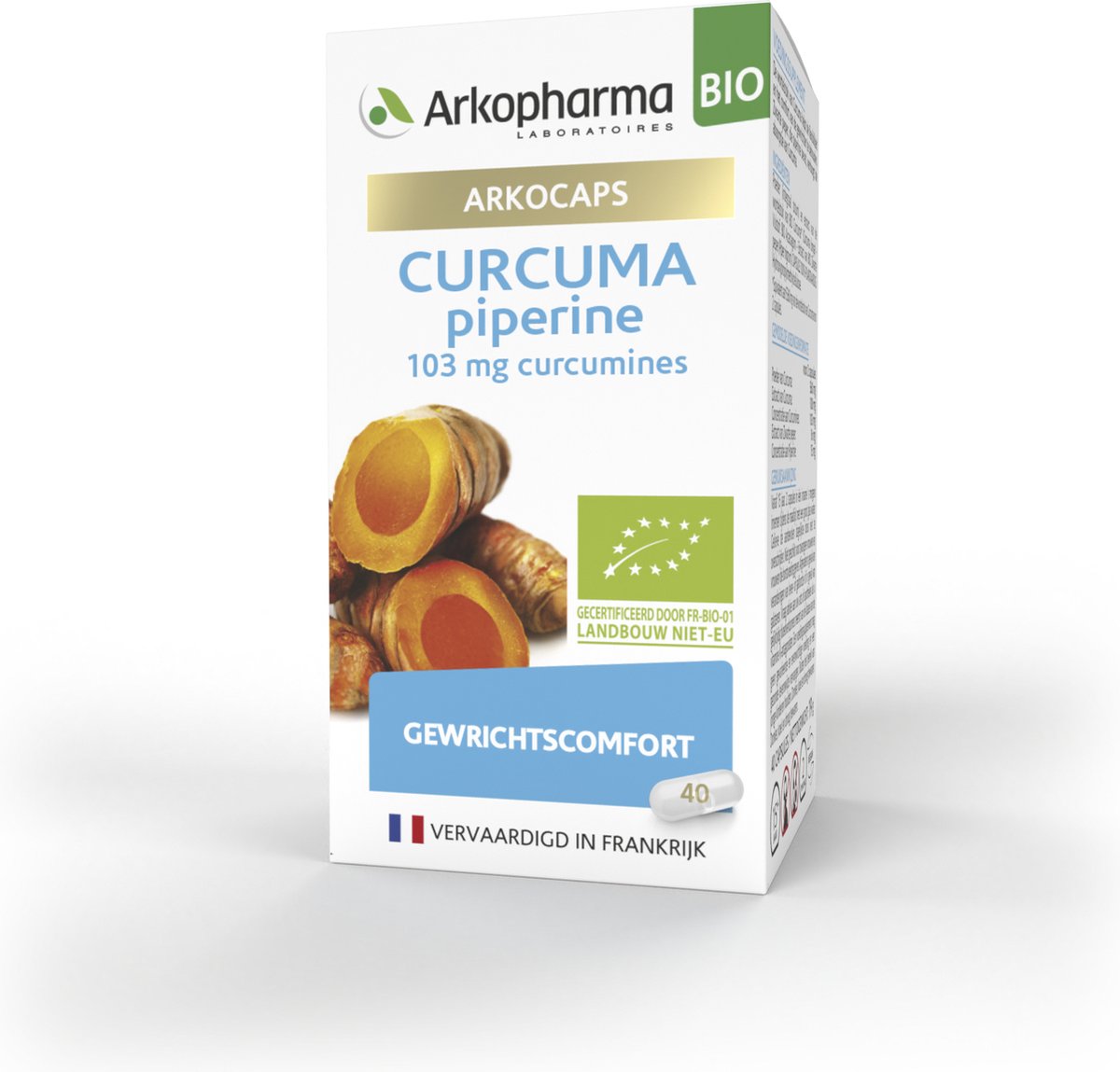 Goedkoopste Arkopharma Curcuma Bio Voor een Goed Gewrichtscomfort te Behouden – 130 Capsules