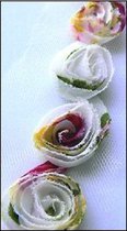 Marianne Design - Flower Ribbon: White, red, green - FR1106