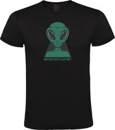 Klere-Zooi - Mensen Bestaan Niet - Zwart Heren T-Shirt - S
