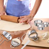 Dumpling Maker - Dumpling Maker Set- 11-delig - XL - raviolimaker - pasteitjesmaker - deeghapjes- rvs - perfecte startersset