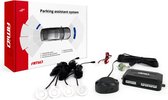 Parkeerhulp / parkeersensoren met geluid (4 witte sensoren)