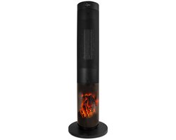 SUNTEC Heat PTC 2000 flame Binnen Zwart 2000 W Ventilator elektrisch verwarmingstoestel.