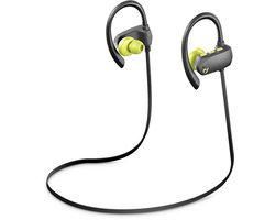 Cellularline Grasshopper Pro oorhaak Stereofonisch Bluetooth Grijs, Limoen mobiele hoofdtelefoon