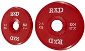 RXDGear - Color fractional plate set 50mm 2.5kg Halterschijven