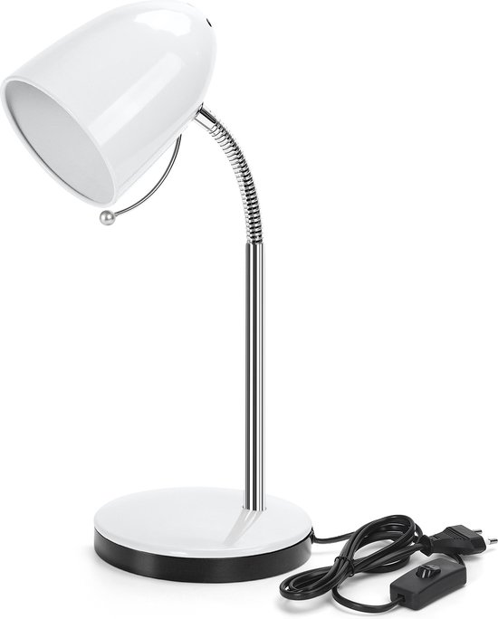 misdrijf toespraak Bully Aigostar Wave -Bureaulamp Flexibel, H280mm - Wit | bol.com