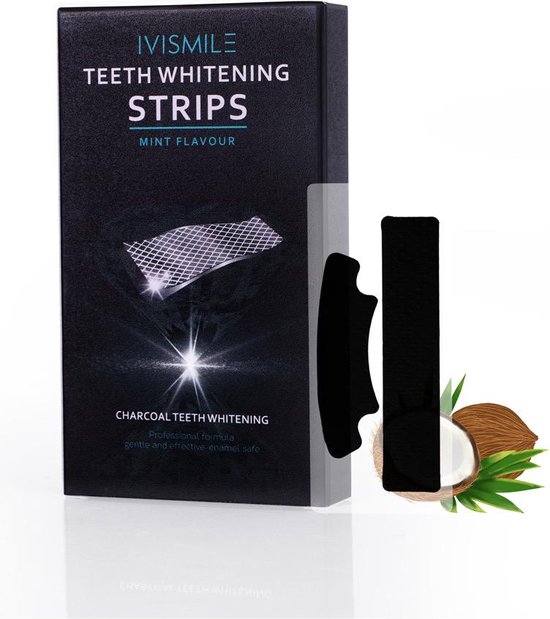 ivismile teeth whitening kit tanden strips mint flavour