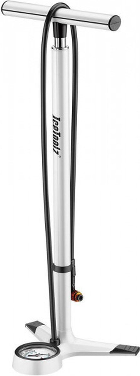 Icetoolz Fietspomp Extreme Met Manometer Aluminium Wit