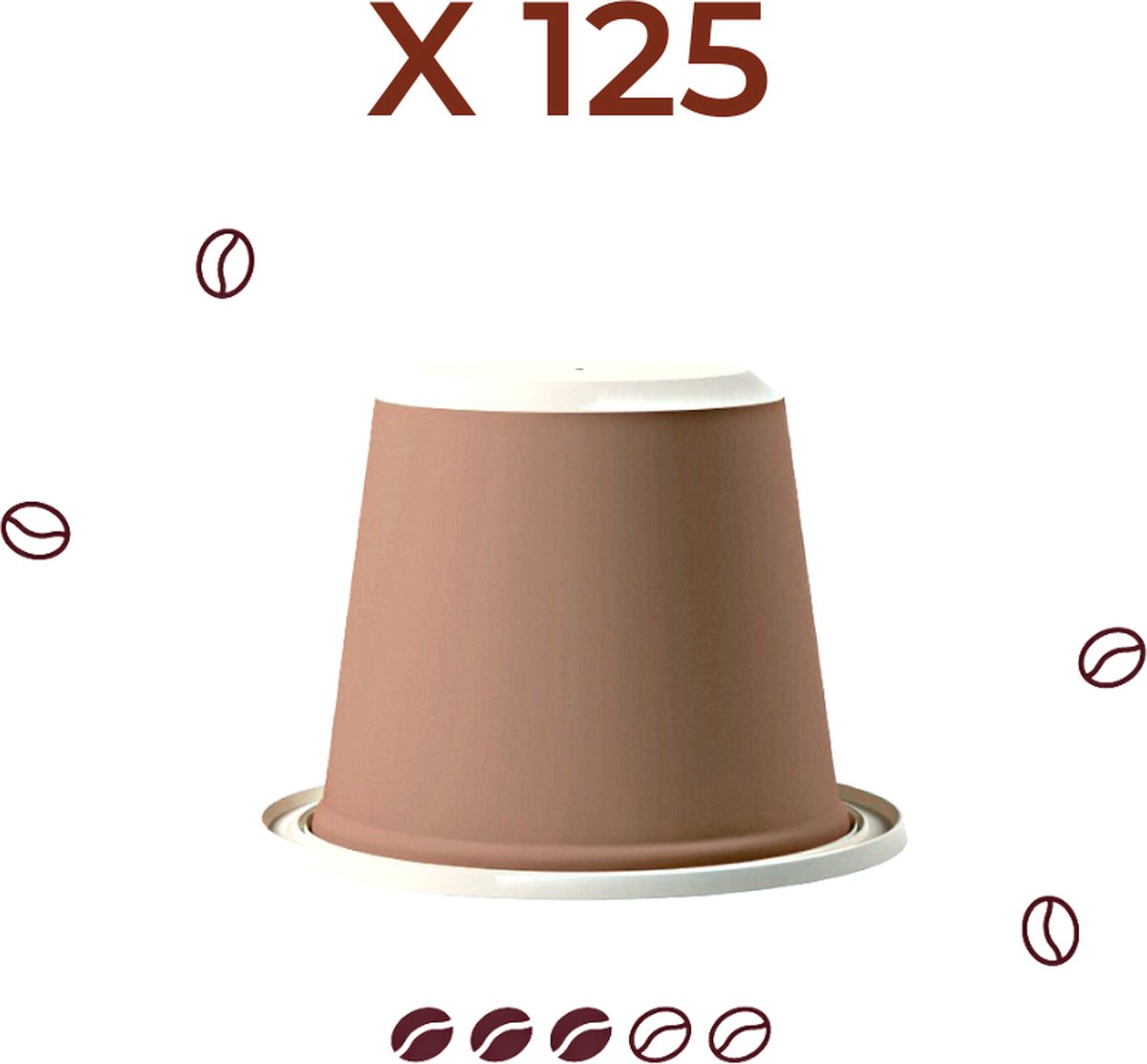 Goedkoopste Koffie Kàn - Koffiecapsules Nespresso - Caresso - 2x125cups