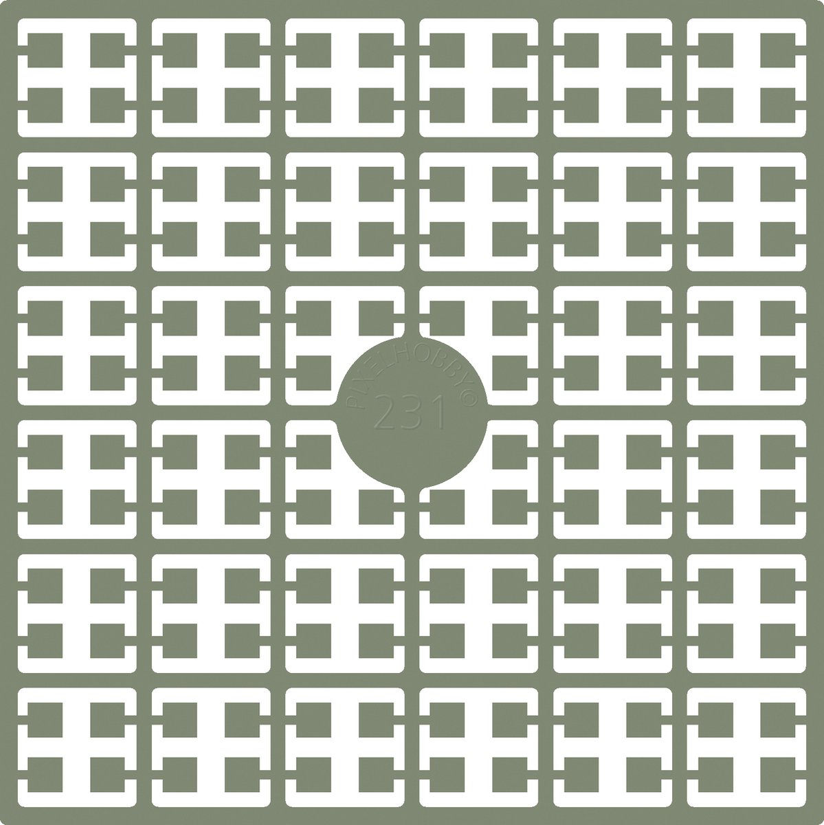 Pixelmatje (5 stuks) Nr. 231